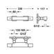 Termostat dus Tres OVER-WALL 19016469 crom 19016469 foto 2