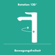 Baterie lavoar 210 cu robinet Push-Open Hansgrohe Tecturis E, 7306000 73060000 foto 8