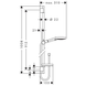 Set dus Hansgrohe 27667000 Raindance Select S 120 3jet P crom 27667000 foto 2