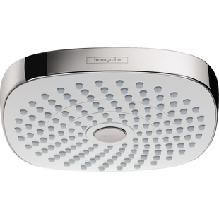 Hansgrohe Croma Select E 180 2jet Showerpipe EcoSmart 9 l/min, alb/crom (26528400) 26528400 foto