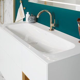 Тумба с умывальником VILLEROY & BOCH FINION SG-4166+4164CBR2 подвесная 120см, белый матовый SG-4166+4164CBR2 фото