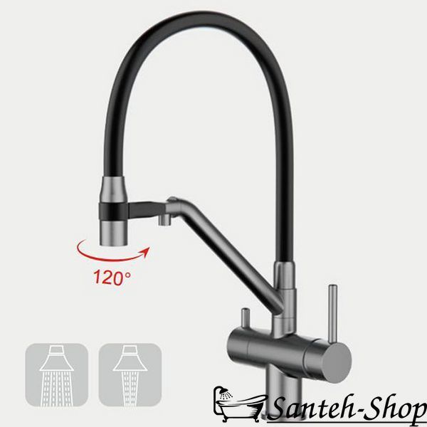 Baterie de bucatarie cu gura flexibila Gappo G4398-89 G4398-89 foto