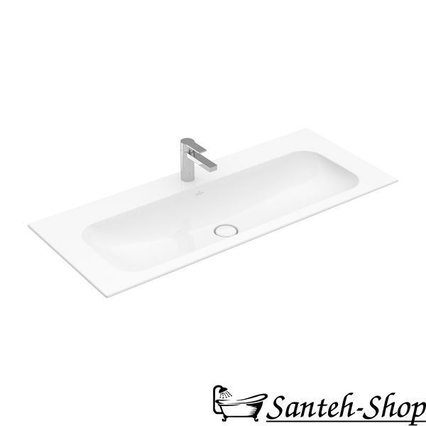 Тумба с умывальником VILLEROY & BOCH FINION 120см, SG-4166+4164CBR2 белый матовый SG-4166+4164CBR2 фото