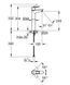 Grohe BauLoop Nou baterie pentru chiuvetă &icirc;naltă mărime XL fără sifon, crom (23764001) 23764001 foto 2