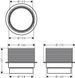 Удлинитель Hansgrohe RainDrain Spot 137 мм (56056000) 56056000 фото 2