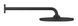 Grohe Tempesta 250 duș deasupra capului, 380 mm, 1 spray, cu suport, negru mat (266682430) 266682430 foto 3