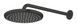 Grohe Tempesta 250 duș deasupra capului, 380 mm, 1 spray, cu suport, negru mat (266682430) 266682430 foto 4