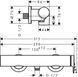 Baterie duș Hansgrohe Vivenis 75620140, montată pe perete, bronz mat 75620140 foto 2