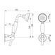 Set de duș IMPRESE PODZIMA ZMK02170810 (cap de duș cu 1 mod, suport, furtun inox 1500 mm), negru ZMK02170810 foto 2
