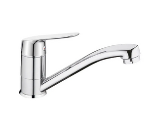 Baterie de bucătărie RJ RUSH RBZ021-6K monocomandă, gură 160 mm, crom 35 mm RBZ021-6K foto