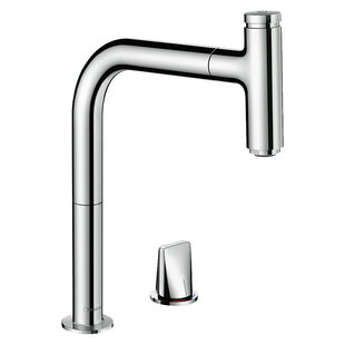 Смеситель для кухонной мойки Hansgrohe 73804000 Metris Select M71 хром 73804000 фото