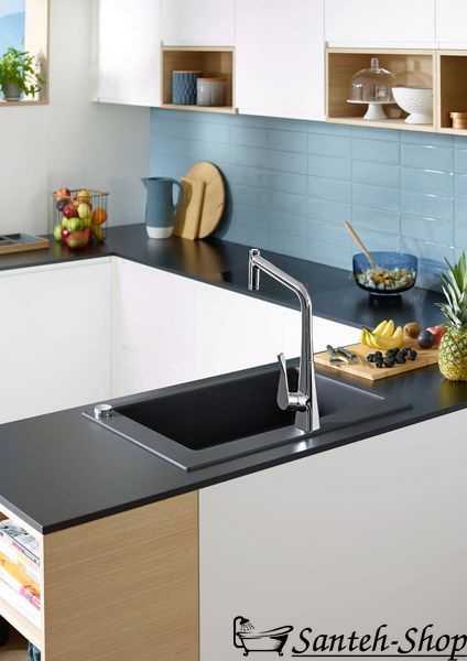Смеситель для кухонной мойки Hansgrohe 73804000 Metris Select M71 хром 73804000 фото
