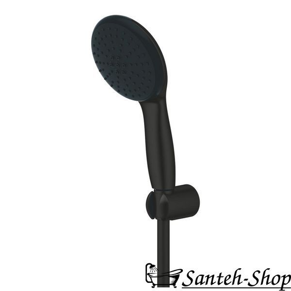 Duș de m&acirc;nă GROHE Tempesta 110 cu suport, 2 modele de pulverizare, negru mat (261642433) 261642433 foto