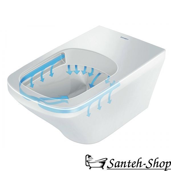 Унитаз подвесной DURAVIT DURASTYLE 2551090000 37х54см&nbsp;без смывного края 2551090000 фото