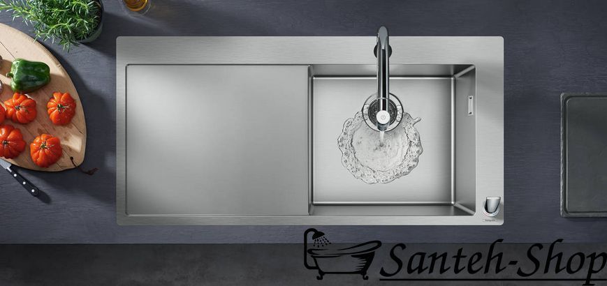 Смеситель для кухонной мойки Hansgrohe 73804000 Metris Select M71 хром 73804000 фото