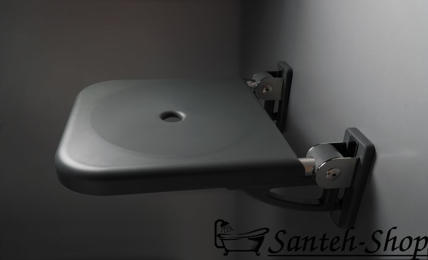 Scaun de perete DEANTE LEHNEN NIL_T51A, rabatabil, antracit NIL_T51A foto