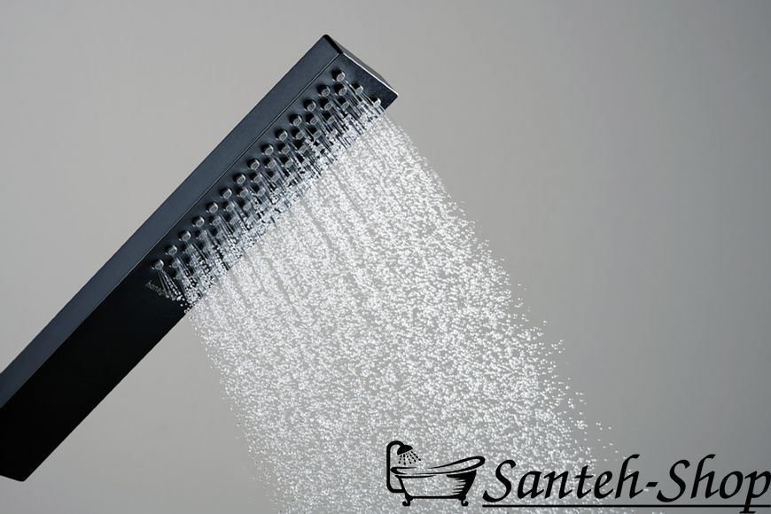 Duș de m&acirc;nă Hansgrohe Pulsify E 100 1jet EcoSmart+ Matt Black (24321670) 24321670 foto