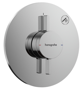 Смеситель для душа Hansgrohe скрытого монтажа DuoTurn S на 1 функцию, Chrome (75618000) 75618000 фото