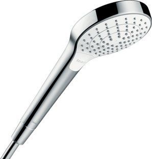 Ручной душ Hansgrohe Croma Select S 110 1 Jet, EcoSmart 9л/мин, White/Chrome (26805400) 26805400 фото
