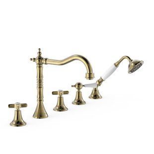 Baterie pentru cada TRES-CLASIC 5 orificii Bronz 24214601LV foto