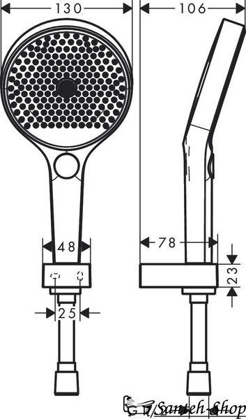 Set de duș Hansgrohe Rainfinity (26852000) 26852000 foto