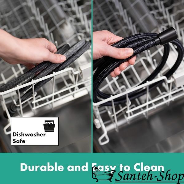 Шланг для душа Hansgrohe Designflex 1.25 м, Matt Black (28220670) 28220670 фото