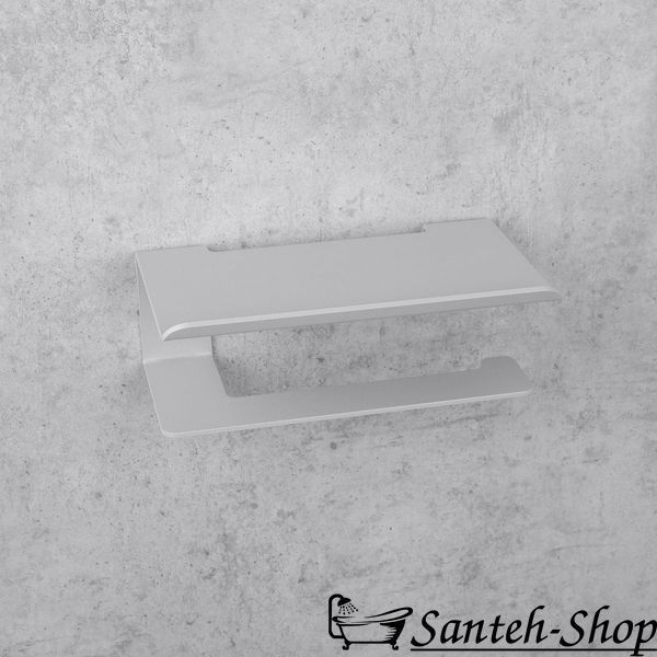 Suport pentru h&acirc;rtie igienică cu raft DASKE BLISS PH/B-0225GR PH/B-0225GR foto