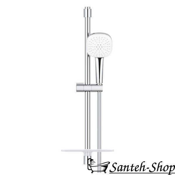 Set de duș Grohe Tempesta Cube 110, 2 moduri de pulverizare, crom (26907003) 26907003 foto