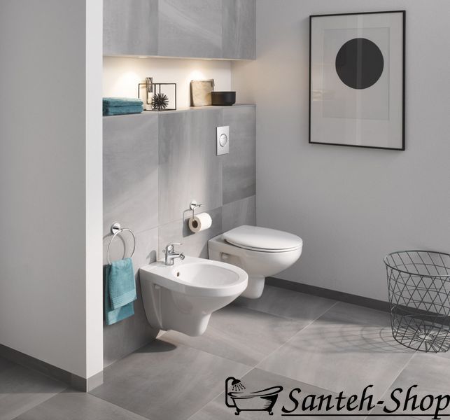 Биде подвесное Grohe Bau Ceramic, альпийский белый (39433000) 39433000 фото