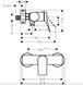Baterie duș Hansgrohe Vivenis 75623140 bronz periat 75623140 foto 2