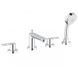 Baterie GROHE BAULOOP cu două m&acirc;nere pentru cadă și duș 2511900A foto 1
