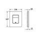 Kit instalare WC GROHE RAPID SL + clapetă de acționare GROHE COSMO + WC suspendat IMPRESE SAFIR&nbsp;38840000+38732000+i11217 38840000+38732000+i11217 foto 4