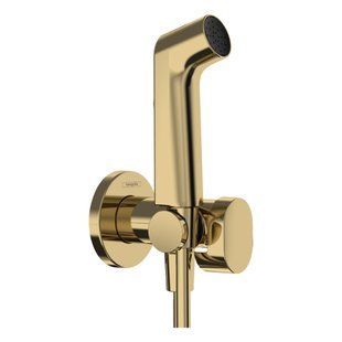Duș igienic Hansgrohe 29232990 1jet S cu mixer, suport și furtun 125 cm auriu periat 29232990 foto