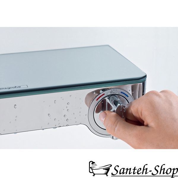 Душевая система Hansgrohe Raindance Select E Showerpipe 300 2jet EcoSmart с термостатом 9 л/мин, белый/хром (27283400) 27283400 фото