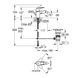 Baterie bideu GROHE BAULOOP NEW 23338001 monocomandă 23338001 foto 2