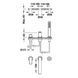 Baterie baie PROJECT-TRES 3 orificii Aur 24K 21116101OR foto 2