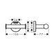 C&acirc;rlig dublu, Hansgrohe Logis Universal, 7,7x10,6, crom (41725000) 41725000 foto 2