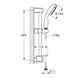 Душевой гарнитур GROHE Tempesta New 27926001 с полочкой 27926001 фото 2