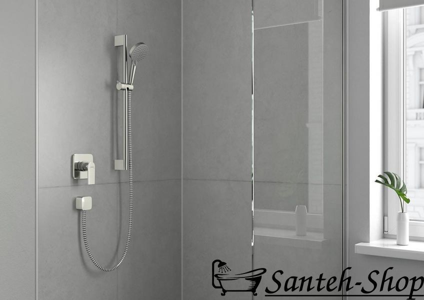 Смеситель для душа Hansgrohe Vernis Shape скрытого монтажа 117/117, Chrome (71658000) 71658000 фото