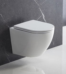 Подвесной унитаз OMNIRES Ottawa OTTAWACSPMWBP SILENT POWER&trade; с крышкой, 54x37cm OTTAWACSPMWBP фото