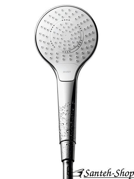 ДУШЕВАЯ ЛЕЙКА HANSGROHE MYSELECT S MULTI 110 ММ 2 ТИПА СТРУИ ХРОМ 26642400 548417859411 фото