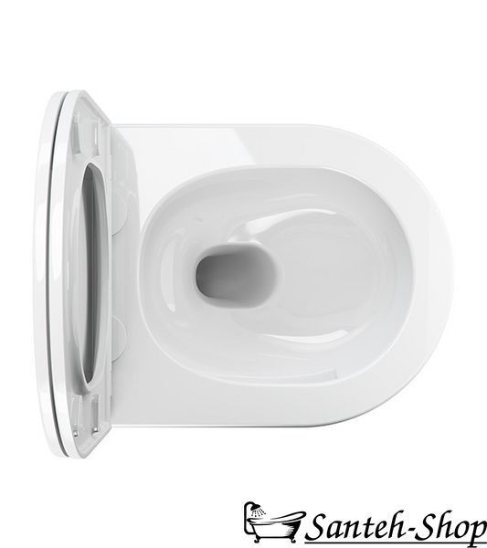Подвесной унитаз OMNIRES Ottawa OTTAWACSPMWBP SILENT POWER&trade; с крышкой, 54x37cm OTTAWACSPMWBP фото