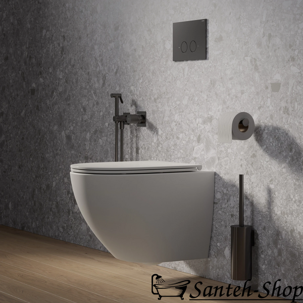 Подвесной унитаз OMNIRES Ottawa OTTAWACSPMWBP SILENT POWER&trade; с крышкой, 54x37cm OTTAWACSPMWBP фото