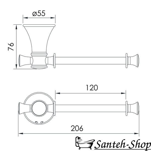 Suport hartie igienica Imprese PODZIMA ZMK01170122 ZMK01170122 foto