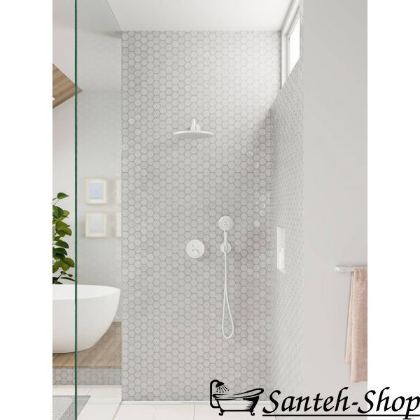 Верхний душ Hansgrohe Croma 280 1jet EcoSmart 9 л/мин, Matt White (26221700) 26221700 фото