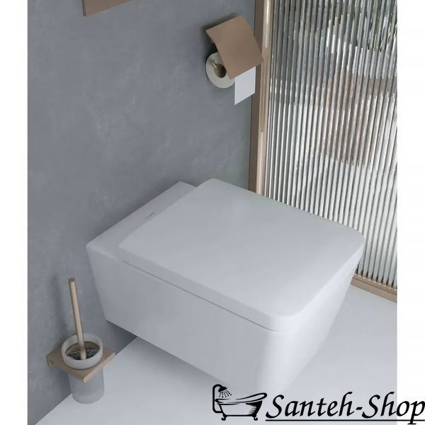 WC suspendat Hansgrohe EluPura Q 540 cu capac 60194450_60150450 fără ramă, albă 540 x 360 x 320 60194450_60150450 foto