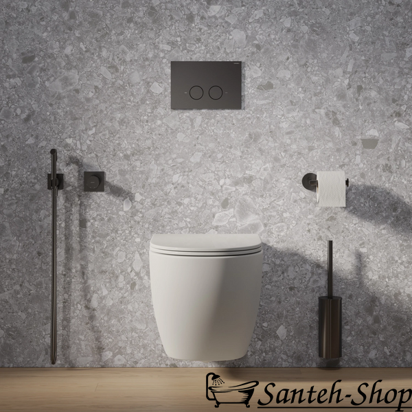 Подвесной унитаз OMNIRES Ottawa OTTAWACSPMWBP SILENT POWER&trade; с крышкой, 54x37cm OTTAWACSPMWBP фото