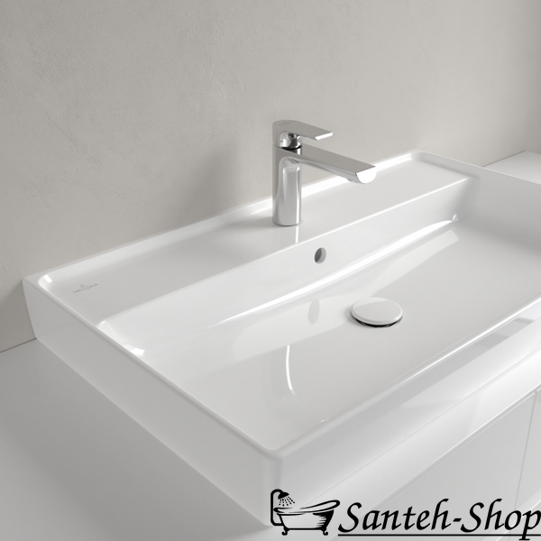 Lavoar Villeroy & Boch Collaro 4A338G01, 800 x 465 x 160 mm, cu preaplin, alb alpin 4A338G01 foto
