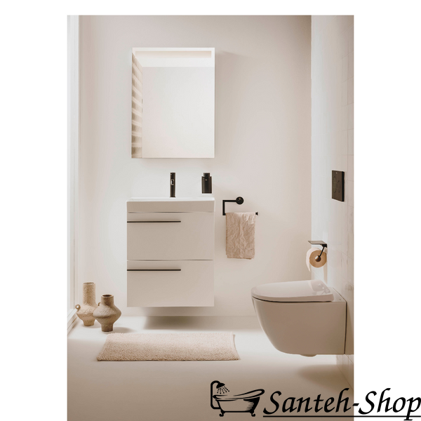 Подвесной унитаз Roca Ona A34H688000 Rimless с крышкой Slim Soft Close 530х360х420 мм A34H688000 фото