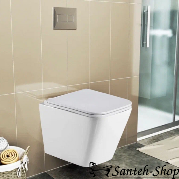 WC suspendat IMPRESE c06810203 KUBIK Rimless 49x34x36,5 cm alb/lucios c06810203 foto